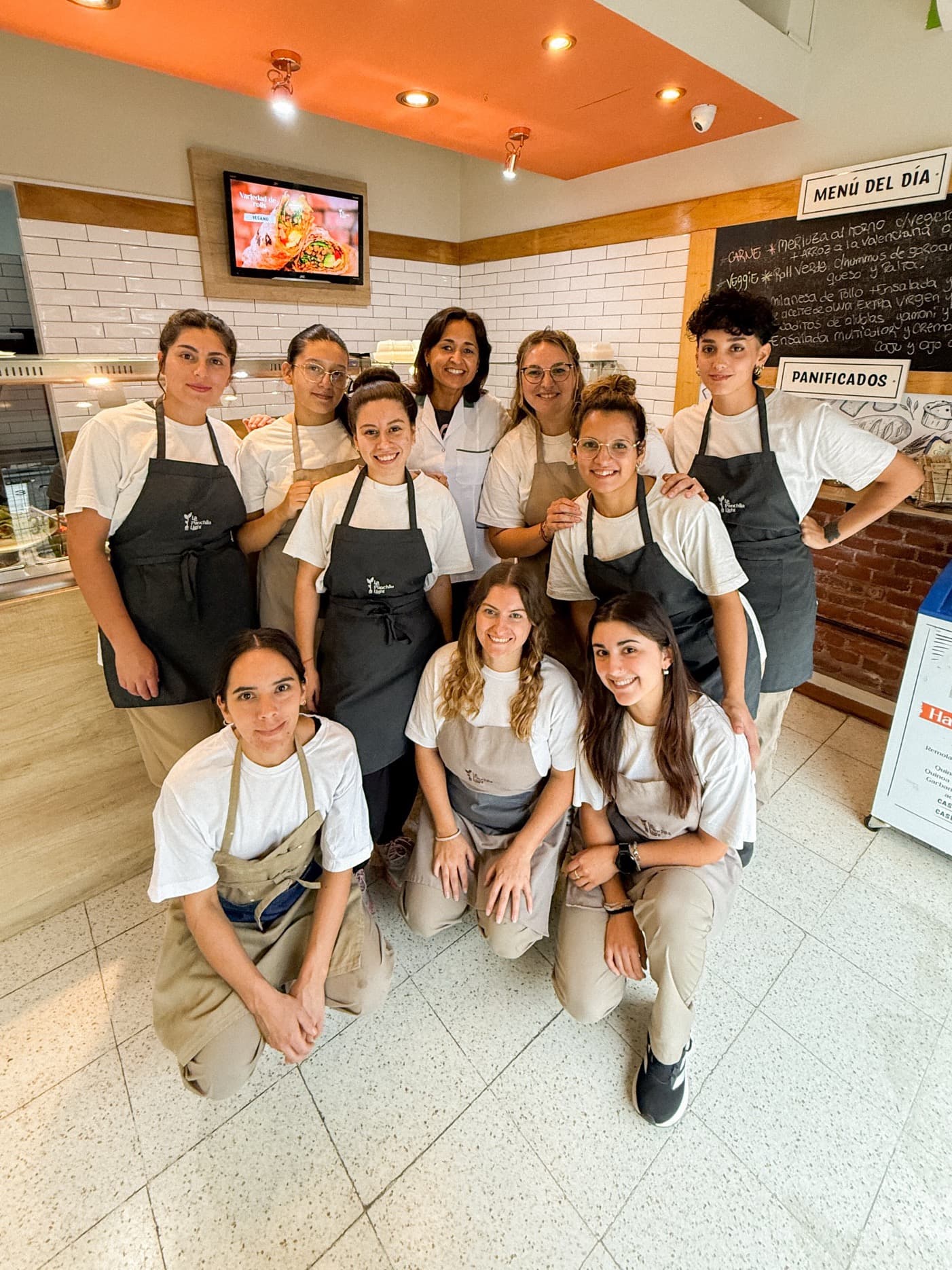 El equipo de La Panchita Light en el local de San Martín 447